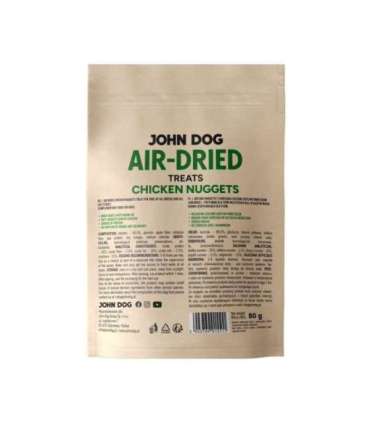 JOHN DOG Air-Dried Chicken nuggets - dog treat - 80g
