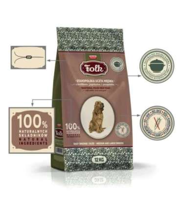 FOLK Medium and large breeds Traditional polish meat feast with rabbit, lamb and quail - dry dog food - 12kg