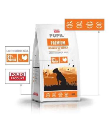 PUPIL PREMIUM M&L Light&Senior bogata w Indyka 12kg