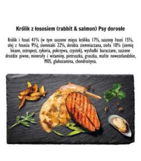 PAKA ZWIERZAKA Rabbit with salmon M - dry dog food - 9kg