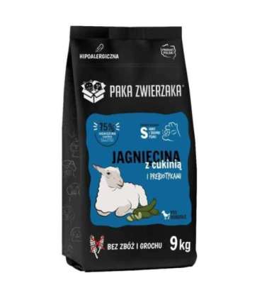 PAKA ZWIERZAKA Lamb with zucchini S - dry dog food - 9kg