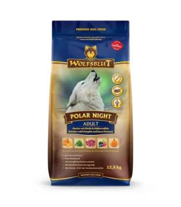 WOLFSBLUT Polar Night Reindeer with sweet potatoes - dry dog food - 12,5kg