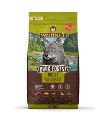 WOLFSBLUT Dark Forest Venison with sweet potatoes - dry dog food - 12,5kg