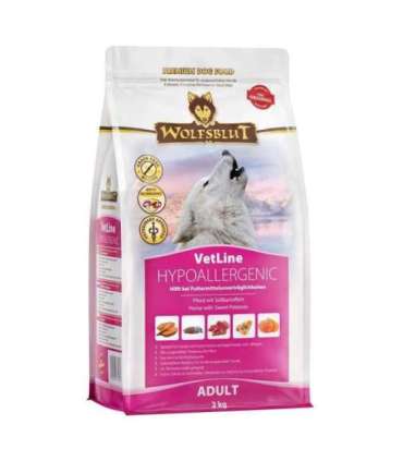 WOLFSBLUT VetLine Hypoallergenic Horse with sweet potatoes - dry dog food - 2kg