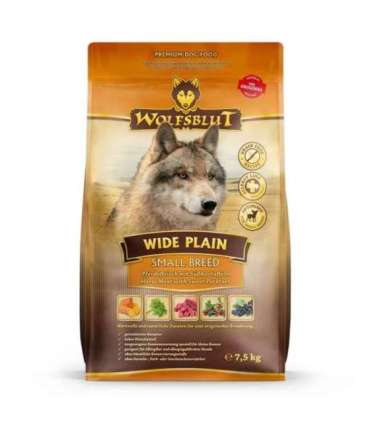 WOLFSBLUT Wide Plain Small breeds Horse with sweet potatoes - dry dog food - 7,5kg