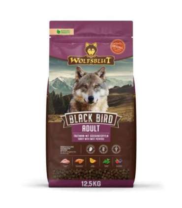 WOLFSBLUT Black Bird Turkey - dry dog food - 12,5kg