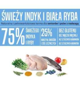 ARQUIVET Fresh Senior & Light Turkey and Fish - semi-moist dog food - 10 kg