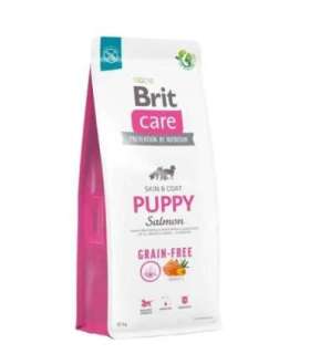 Dry food for puppies and young dogs of all breeds (4 weeks - 12 months).Brit Care Dog Grain-Free Puppy Salmon 12kg