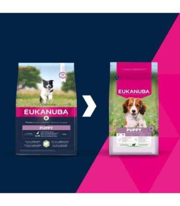 EUKANUBA Puppy Small/Medium Lamb & Rice - dry dog food - 3kg