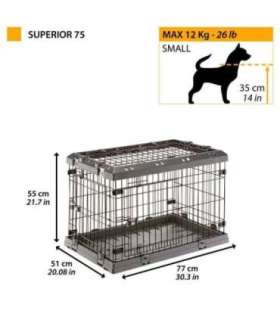 FERPLAST Superior 75 - dog cage - 77 x 51 x 55 cm.