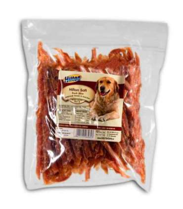 HILTON Soft duck strips - dog treat - 500g