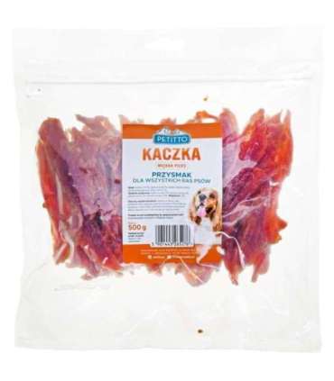 PETITTO Soft duck breast - dog treat - 500 g