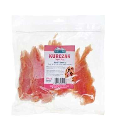 PETITTO Soft chicken breasts - dog treat - 500 g