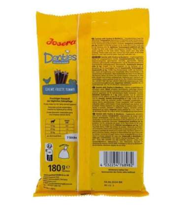 JOSERA Denties Poultry with blueberries - Dog treat - 180g