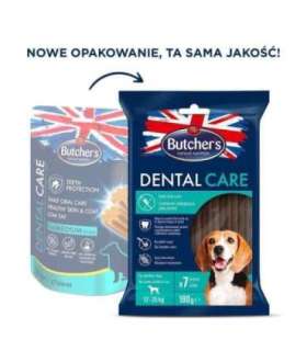 BUTCHER'S Dental Care - dental snack for medium sized dogs - 180g