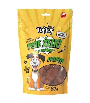 TUF TUF Dog gummies - poultry drops - dog treat - 80g