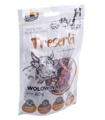 HILTON Treaning treats Beef - Dog treat - 80g