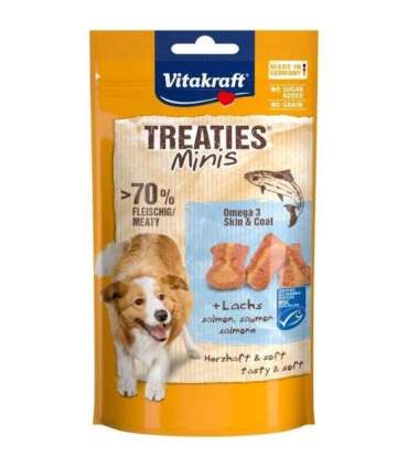 VITAKRAFT Treaties Minis Salmon - dog treat - 48 g