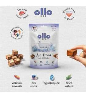 OLLO Air Dried Training Lamb Cubes - dog treat - 80g