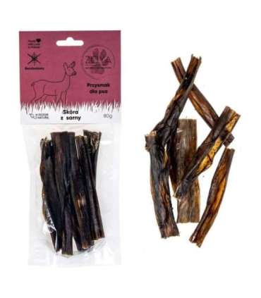 ZOYA Roe deer skin - dog treat - 80g