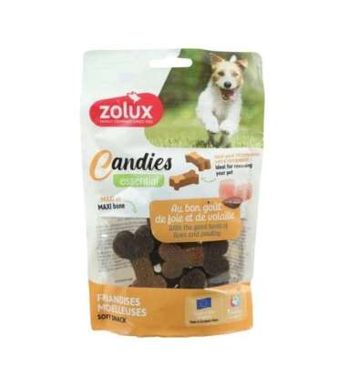 ZOLUX Miękkie przysmaki treningowe dla psa CANDIES maxi kostki 150g