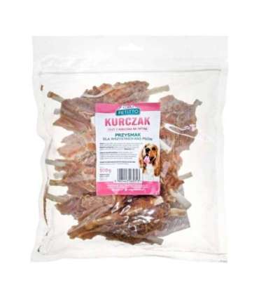 PETITTO Chicken fillet on a stick - dog treat - 500 g