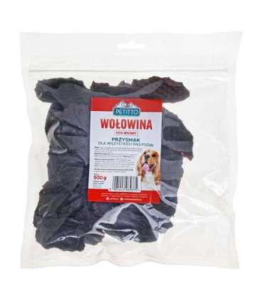 PETITTO Beef Steaks - dog treat - 500 g