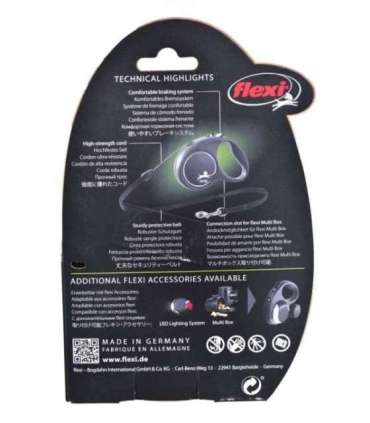 Flexi Black Design S 5 m Dog Retractable lead