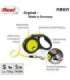 Flexi New NEON 5 m Black, Yellow Dog Retractable lead