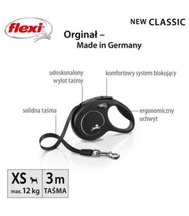 Flexi New Classic Cat XS 3 m Dog Retractable lead