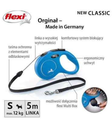 Flexi New Classic Dog Retractable lead 5 m