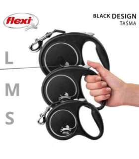 Flexi Black Design M 5 m Dog Retractable lead