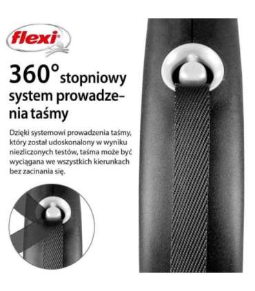 Flexi Black Design M 5 m Dog Retractable lead