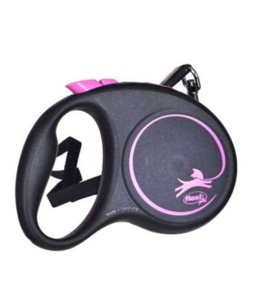 Flexi Black Design S 5 m Dog Retractable lead