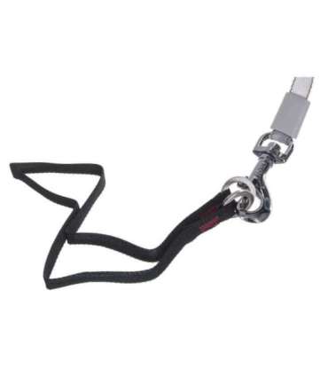 Flexi New Comfort M Tape 5 m Black Dog Retractable lead