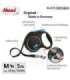 Flexi Automatic leash Black Design M 5 m, Blue