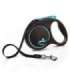 Flexi Automatic leash Black Design M 5 m, Blue