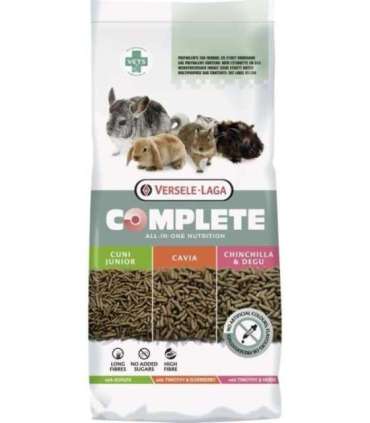 VERSELE LAGA Complete Chinchilla Degu - Food for degus and chinchillas - 8 kg
