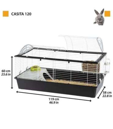 FERPLAST Casita 120 - cage for guinea pig and rabbit