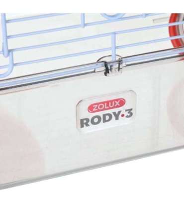 ZOLUX Rody3 Trio - rodent cage - red
