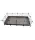 C&C Modular cage 4x2 145 x 75 cm silver