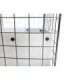 C&C modular cage 5x2 pig rabbit hedgehog silver 180 x 75 x 37 cm