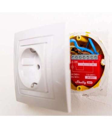 SHELLY 1PM Gen4 Smart switch Red