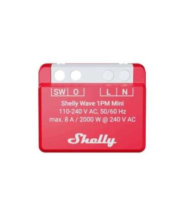 Shelly Wave 1PM Mini LR Smart Z-Wave Relay