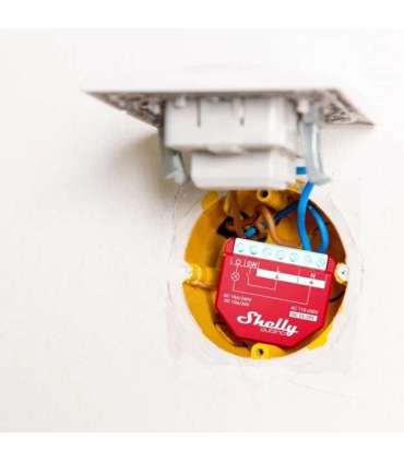 Shelly Qubino Wawe 1PM Smart switch Red