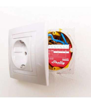 Shelly Qubino Wawe 1PM Smart switch Red