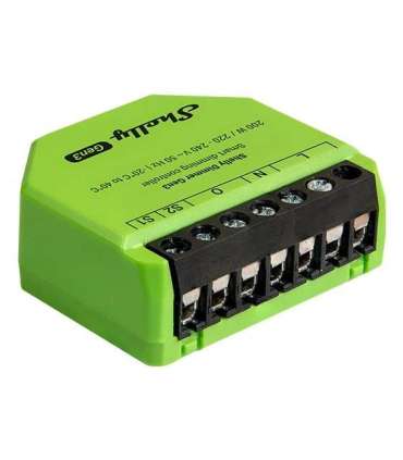 SHELLY Dimmer Gen3 Built-in Black, Lime