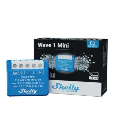 Shelly Qubino Wave 1 Mini Smart switch Blue