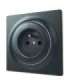 Fibaro outlet Walli Outlet N Type E anthracite FGWSONE-011-8