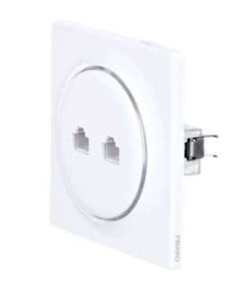 Fibaro Walli N socket-outlet 2 x RJ-45 White